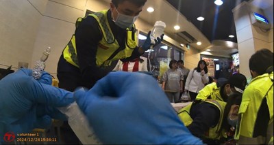 現場急救畫面
