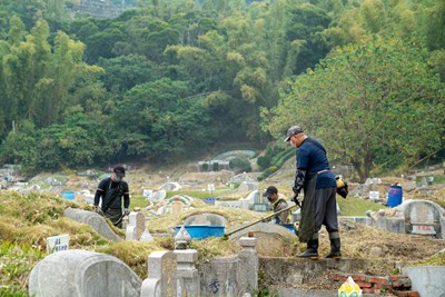 超前部屬! 迎接元宵後客家掃墓 中市客家庄提前啟動公墓除草清運