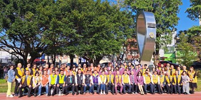 主照-台中大甲獅子會與台北復興獅子會適逢結盟50周年聯合捐建大甲體育場設施