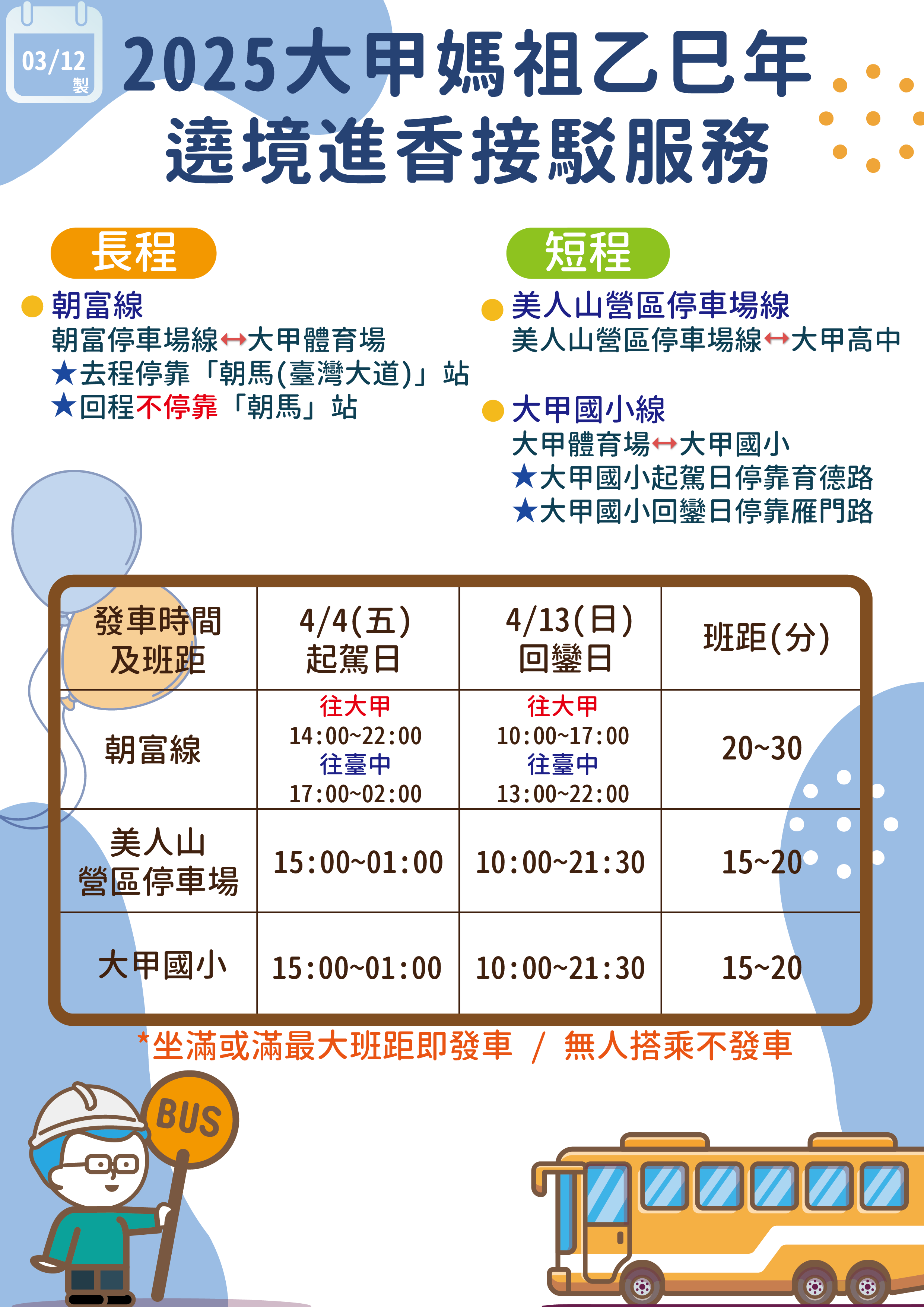 2025大甲媽接駁動線