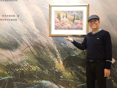 洪東標70創作展現正於大墩文化中心展出