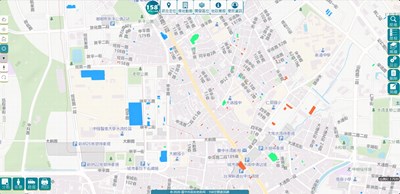 圖1_158PLUS空間資訊網三維建物模型分布畫面(不同顏色代表不同年度)_0