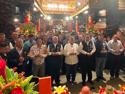 大甲媽回鑾安座，鄭副市長參拜祈福