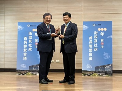 中央考評成績優異 中市衛生局再度榮獲綜合獎第1名