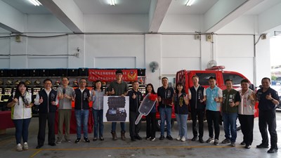 消防局感謝金永富營建股份有限公司對消防表達高度支持，提升第一線消防人員在災害現_0