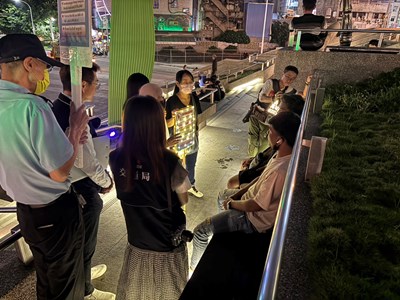 市府於台中車站增派保全,並不定期前往稽查與宣導