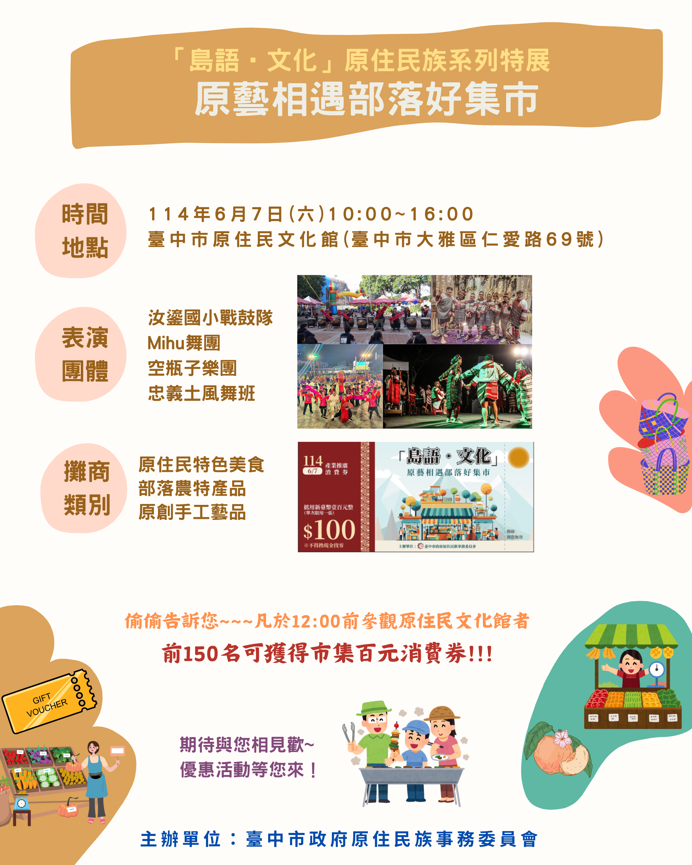 原藝相遇部落好集市圖卡