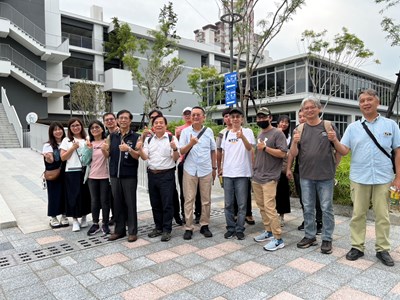 新北市政府交通局率團餐訪台中第二市場停車場