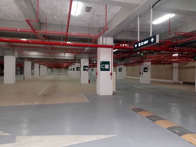 大里成功國中地下停車場規劃90席停車空間