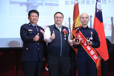 台中治安表現優異 鄭副市長警察節感謝警察犧牲奉獻