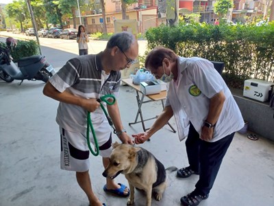民眾參加巡迴注射情形