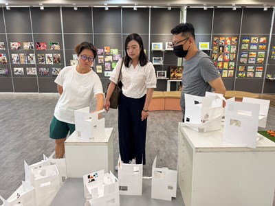 中美館秘書特別來訪,西屯國小校長與美術老師親自導覽展覽_0_0