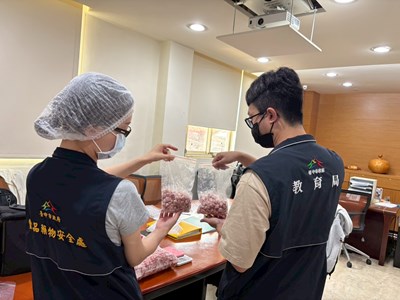 食安處稽查團膳工廠抽驗肉品_0