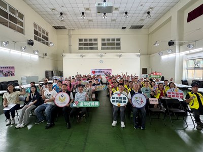 災害防救訓練志工團體班110人參訓