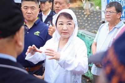 豪雨致海線部分道路積水已消退 盧市長親赴勘災下令：各局處加強戒備守護市民