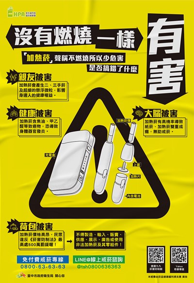 加熱菸對身體健康一樣有害