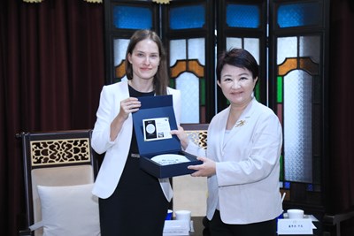 德國經濟辦事處首席代表暨處長蘭依樺博士率團拜會 盧市長盼深化台德經濟合作