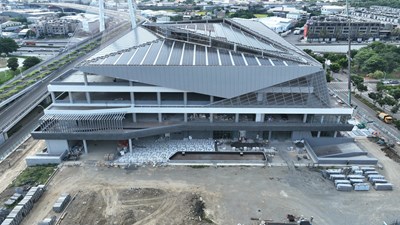 水湳轉運中心整體工程進度超前