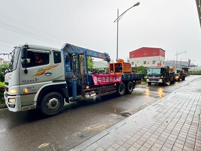 風雨同舟!臺中市調派大型抽水機馳援雲林