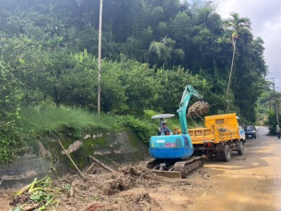 太平區北田路道路搶通