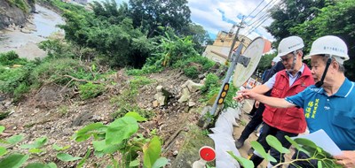 01-防颱進入最高戒備！中市建設局長深入災點督導復建進度