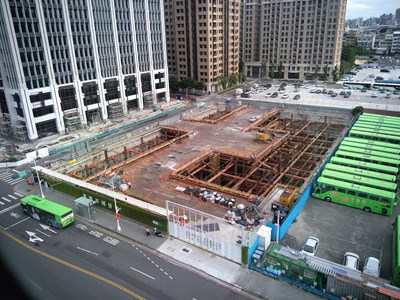 台中干城好宅工地空照圖