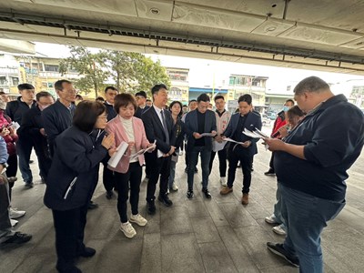 立法院交通委員會於年初考察臺中市交通建設