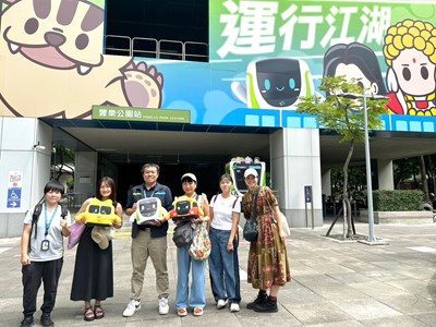 日本山陽電氣鐵道公司參訪台中捷運豐樂公園站。