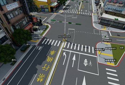 「潭子區雅潭路一、二段(中山路至崇德路)道路、共桿建置及人行道改善工程」模擬