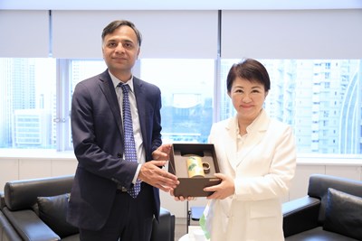 印度-台北協會會長葉達夫拜會中市府 盧市長感謝葉會長促進文化交流與友誼