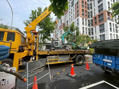 將涉案工具準備移至保管場