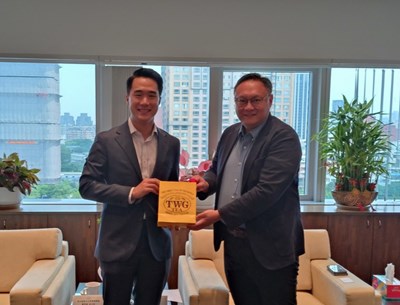 新加坡駐台北商務辦事處蕭偉雄副代表拜會中市府 鄭副市長盼深化經貿文化合作 (1)