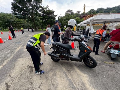 護國清涼寺環警監聯合稽查情形