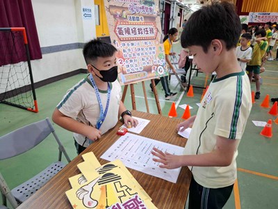 由學生擔任能源闖關活動關主