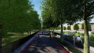 防汛道路完工後模擬圖