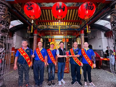 台中市政府客委會江俊龍主委出席和平福山宮彰化進香活動起駕儀式_0