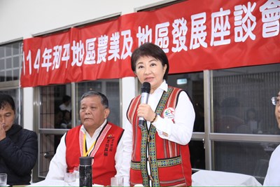 盧市長深入大雪山關懷農民 傾聽和平地區發展心聲