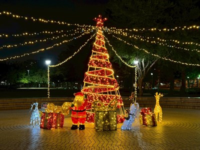 01-歲末點亮幸福城！中市豐富、湧泉公園率先點燈迎接最美聖誕夜！_0