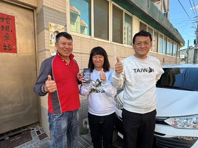 中市清水區清潔隊急中生智 自製工具熱心救援民眾手機