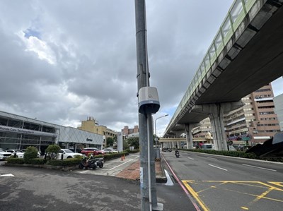 主要噪音陳情路段架設噪音感測器