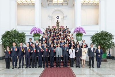 中市水利局獲總統賴清德接見讚揚