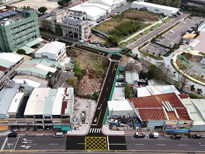 01-打通馬卡龍公園周邊交通瓶頸！中市斥資2,480萬元道路開闢正式開工