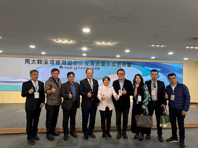 臺中市政府水利局獲內政部國土管理署頒發感謝狀