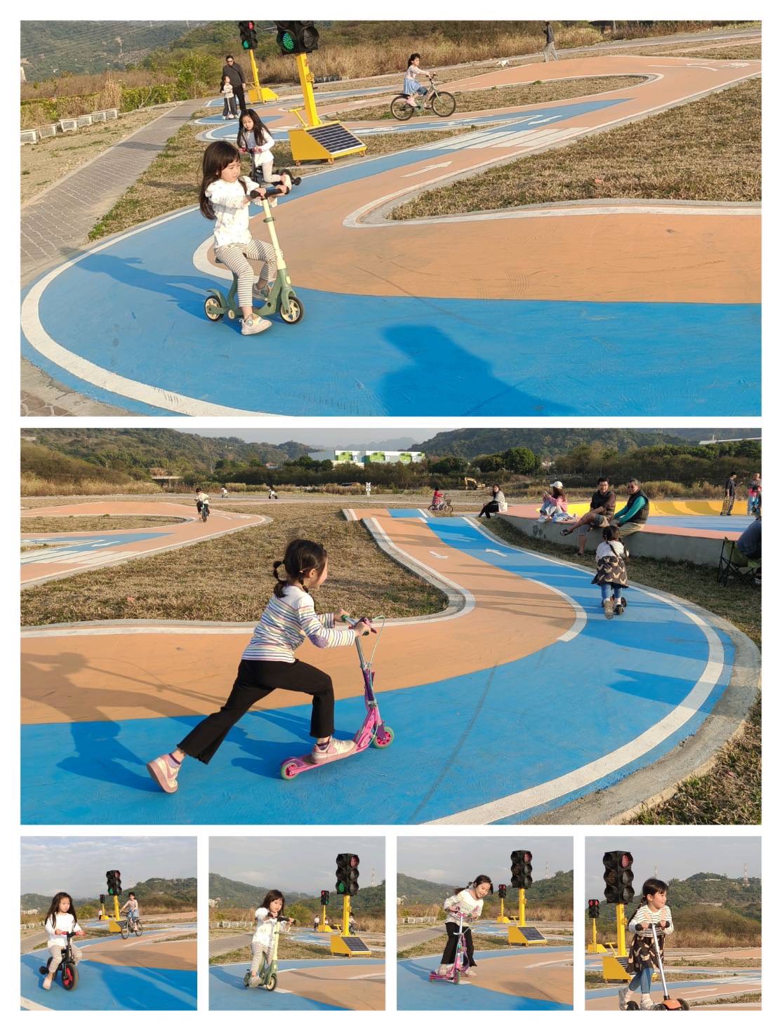草湖溪畔新亮點！大里滑步車道與滑板車廣場啟用 親子遊憩再升級