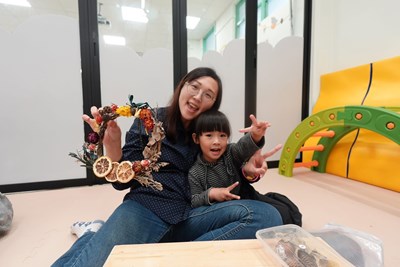 霧峰親子館耶誕花圈DIY_0