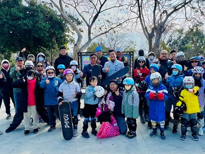 「2026年滑輪板推廣活動」於今日在臺中梧棲極限滑板場登場