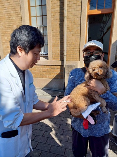 民眾參加巡迴注射情形