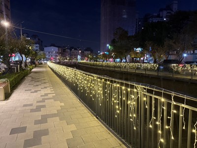 01-越夜越美麗！北區梅川1.7公里「星光水岸」點亮北區浪漫夜色_0