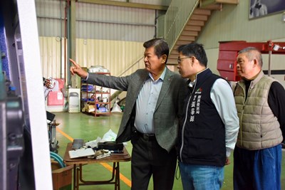 威全機械工業股份有限公司局長訪廠照片