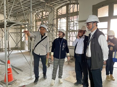 承載百年歷史記憶的國定古蹟「台中州廳」，目前正緊鑼密鼓進行再利用工程中